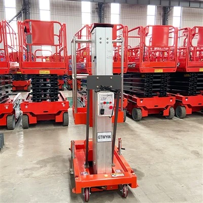 Pjattaforma tal-Lift tal-Liga tal-Aluminju tal-Arblu Uniku